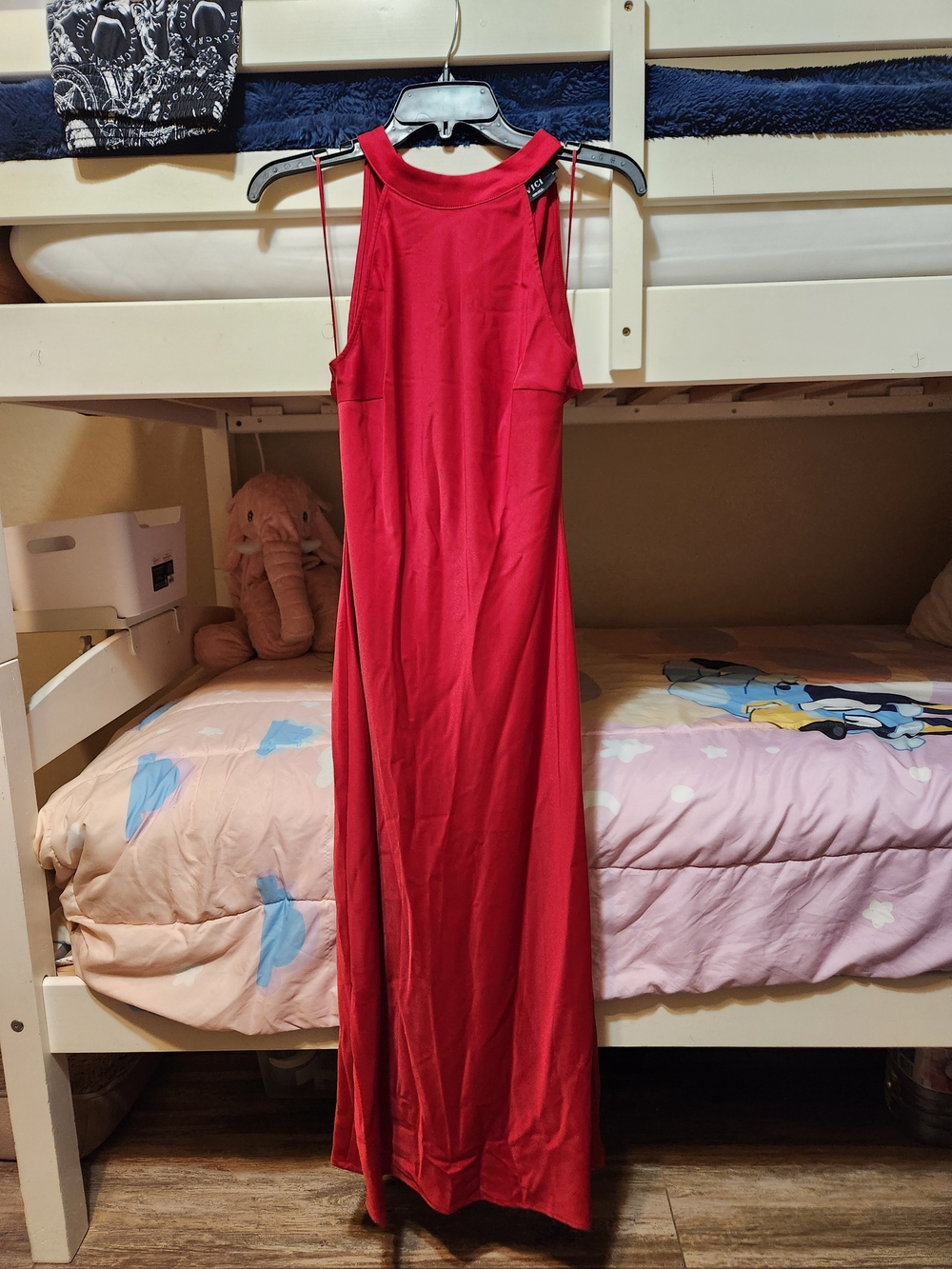 Vici Collection - Hollyn Satin Halter Midi Dress - Picture 2 of 5